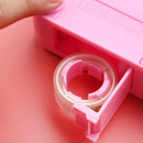 Plastic Cartoon Fancy Stationery Multi-function Pen Box with Sharpener 2 Layer Double Open Multi-layer Pencil Case Student Gift