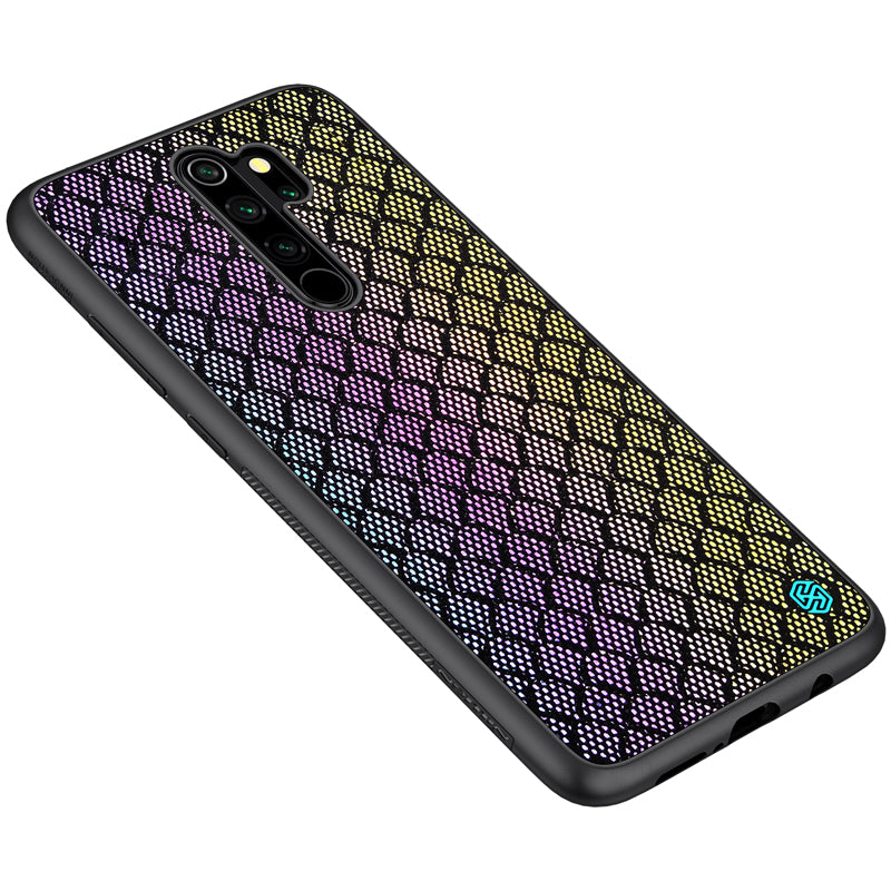 NILLKIN Reflective Slight Woven Polyester Mesh Anti-scratch Protective Case for Xiaomi Redmi Note 8 PRO