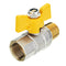 TMOK 1/2" Brass Gas Ball Valves G Thread Male x Female for Fuel Gas