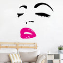 Miico FX1258 Red Lip Beauty Girl Wall Sticker Wall Art Home Decoration Stiker