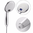Bathroom Shower Led Handheld Shower Head 3 Colors Led Shower Head Temperature Digital Display Water
