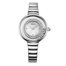 REBIRTH RE083 Crystal Shining Women Wrist Watch Stainless Steel Strap Quartz Watches