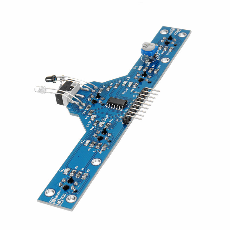 10pcs Five Road Tracing Module Tracing Sensor Module 5 Functions Intelligent Vehicle Control Board