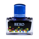 HERO 40ml Colored Painting Ink Bottled Smooth Writing Fountain Pen Ink Non-carbon Waterproof Ink Refill Students Stationery Office School Supplies