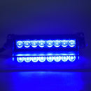 Car LED RGB 16 Color Solar Remote Control Warning Emergency Strobe Light  Anti-tailing 12V 8W