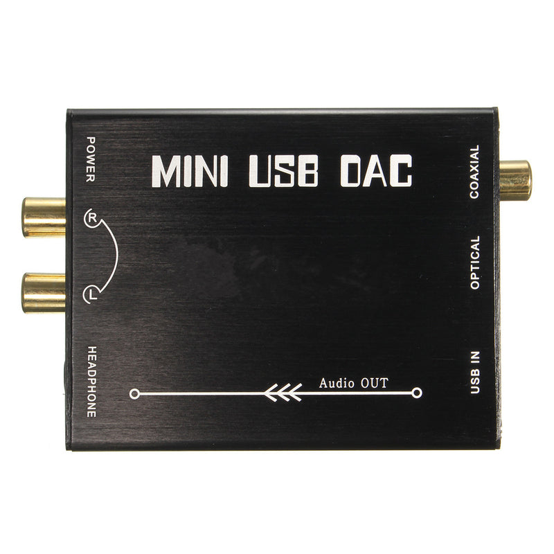HIFI USB to S/PDIF Optical Coaxial Analog Audio Converter DAC PCM2704 Decoder DAC