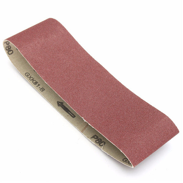533mm*75mm 80 Grit Alumina Sanding Belt Sandpaper Self Sharpening Oxide Abrasive Strip