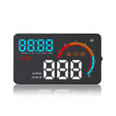 D2000 4 Inch Universal Car HUD Head Up Display OBD2 OBDII Meter Speed Warning