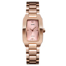 SKMEI 1400 Fashion Casual Style Watch Women Rhinestone Stainless Steel Waterproof Quartz Watch