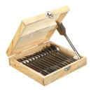 13pcs Flat Spade Drill Bits Set Metal Bit Kit Hex Shank Woodworking Tool