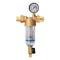 TMOK Water Pre Filter System 3/4" & 1" Brass Mesh Prefilter Purifier w/ Reducer Adapter & Gauge