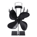 Heat Powered Wood Stove Fan 4 or 2 Blades Log Burner Fireplace Eco Friendly Fan