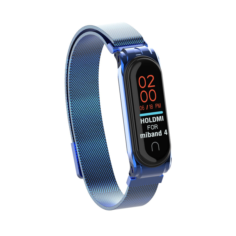 Bakeey Milan Stainless Steel Watch Band for Xiaomi mi band 3/4 Smart Watch