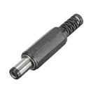 Excellway JP02 10Pcs 5.5x2.1mm DC Power Male Solder Barrel Tip Plug Jack Connector