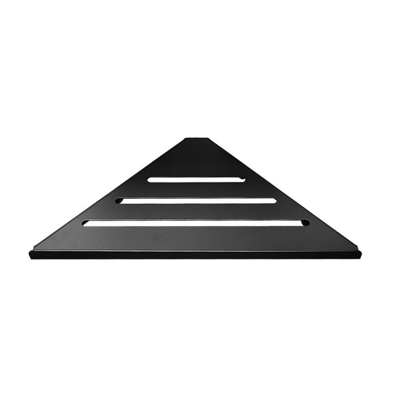 Brushed Black Stainless Steel Wall Bathroom Kitchen Storage Shelf Shower Caddy Rack