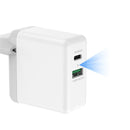 Bakeey QC08 QC3.0+PD Fast Charge Travel USB Charger EU Plug for Samsung Xiaomi Huawei