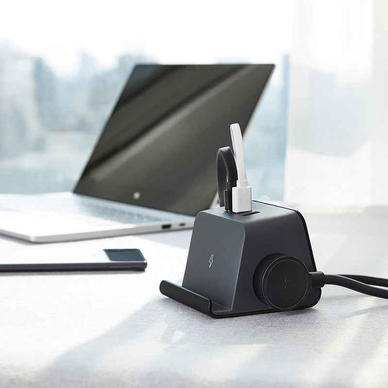 Aigo 5W Wireless Charger Socket 3D Mini Power Strip Socket Outlet 3USB Ports from Xiaomi Youpin