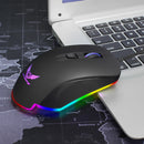 Zerodate S600 4800DPI 6 Buttons Gaming Mouse RGB Backlit USB Wired Mouse Optical  Mice For Game