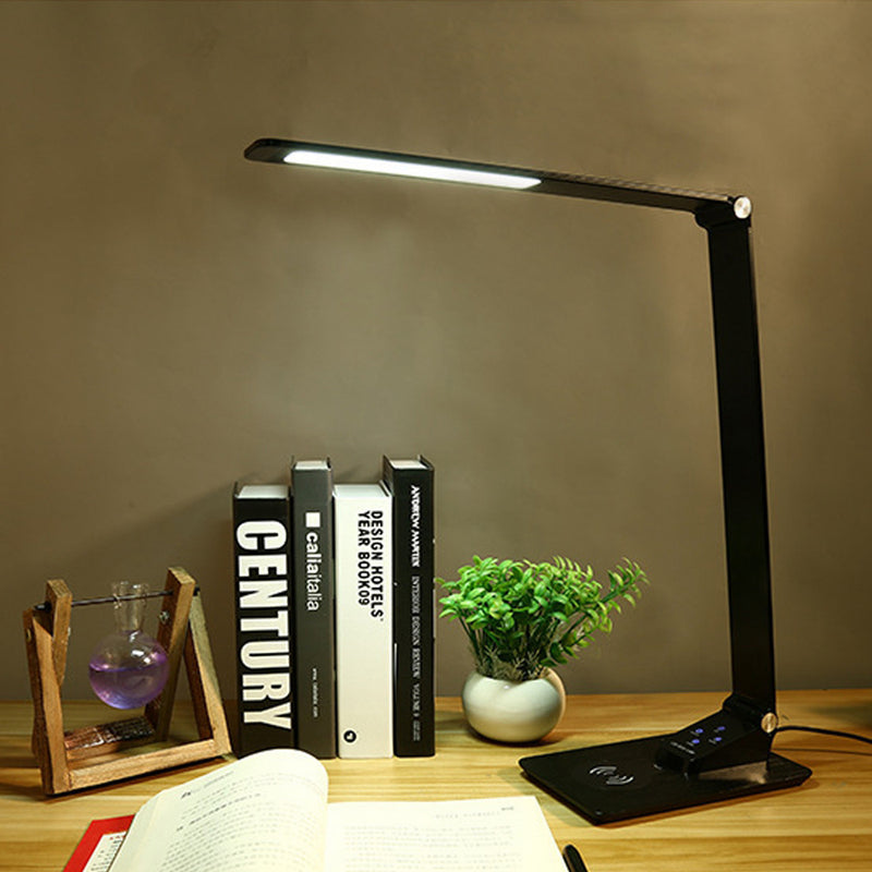 LED Desk Lamp Touch Control Table Reading Light Office Study Eye-protection Lamp AC220V