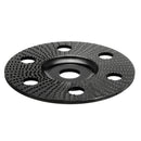 Drillpro 100mm Tungsten Carbide See Through Wood Shaping Disc Flat Carving Disc with Hole 16mm Bore Sanding Grinder Wheel for 100 115 Angle Grinder