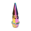 4pcs Long Spiked Valve Colorful Stem Cap Aluminum Tire Wheel Air Nozzle Thread