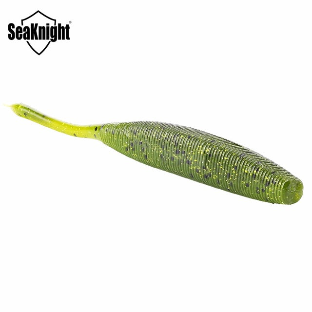 SeaKnight SL006 6pcs/bag 7.7g 125mm/5in Carp Fishing Lure Silicone Soft Worm Baits Lure