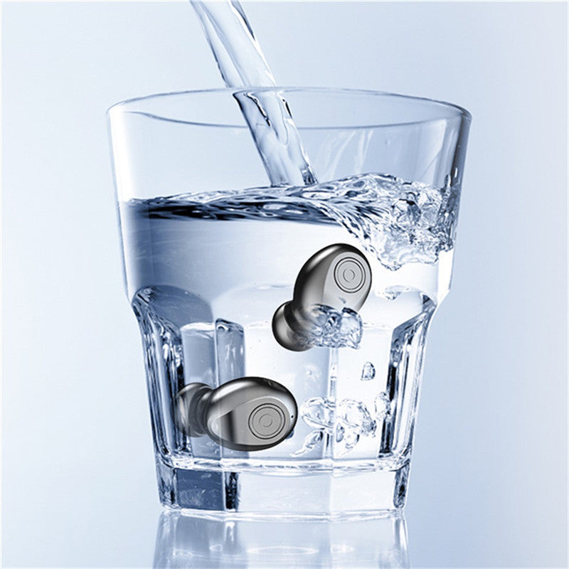 F9 TWS bluetooth 5.0 Graphene Earphone Stereo Digital Display Wireless Headset With 1200mAh Power Bank