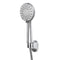 Modern Style Wall Mount Chrome Bathroom Faucet Hot Cold Mixer Tap + Shower Head