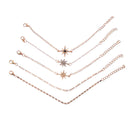 European And American Fashion New Full Diamond Cool Bracelet Set Ornament