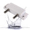Stainless Steel Water Leakage Probe Liquid Induction Electrode Detector Alarm Accessory