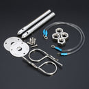 Universal Muscle Car Hair Locking Pin Style Hood Pin Latch Set Lanyard Studs Set
