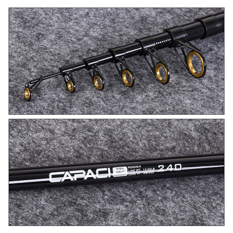 CAPACI 28081 RC Series EVA Retractable Fishing Rod Portable Outdoor Fishing Pole Fishing Accessories-1.8M/2.1M/2.4M