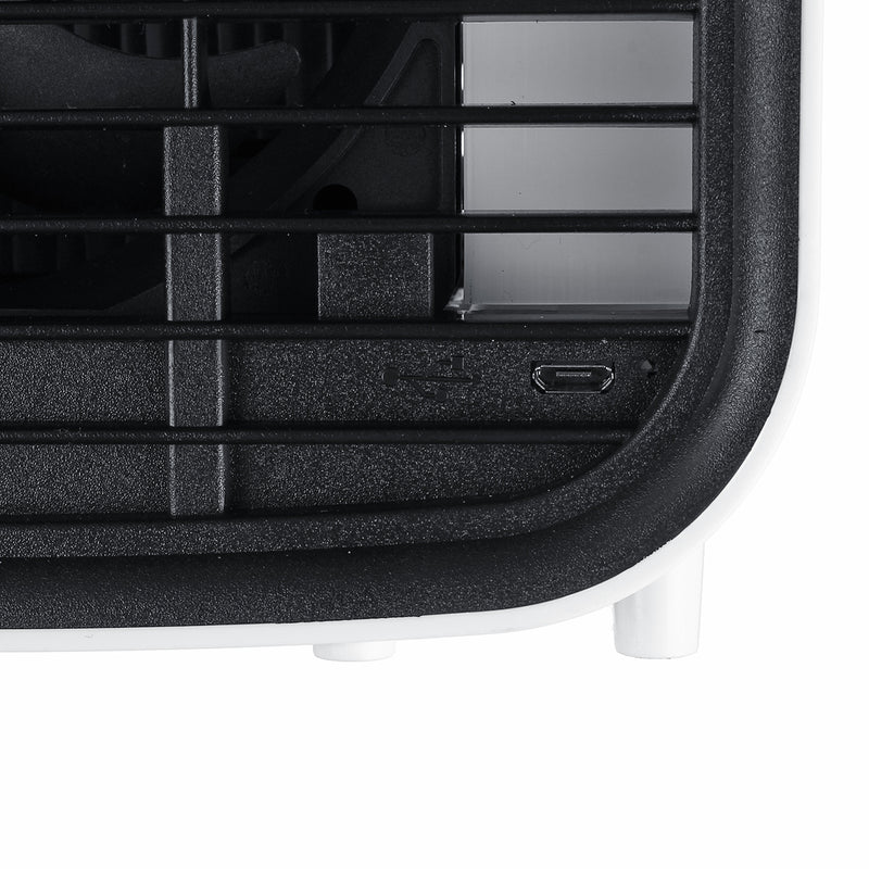 Lithum Battery Air Conditioner Fan 3 Speed Small Personal USB Air Cooler Indoor&Outdoor Use 2 Hours Mini Air Aromatherapy Desk Fan Cooling