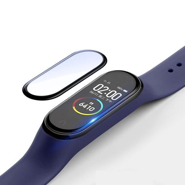 Bakeey 1Pcs 3D Watch Screen Protector Full Soft Protective Glass for Xiaomi Mi Band 4 Smart Watch