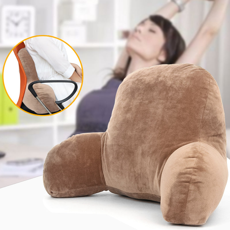 Coffee Lounger Bed Rest Back Pillow Support Arm Stable TV Backrest Seat Waist Pillow