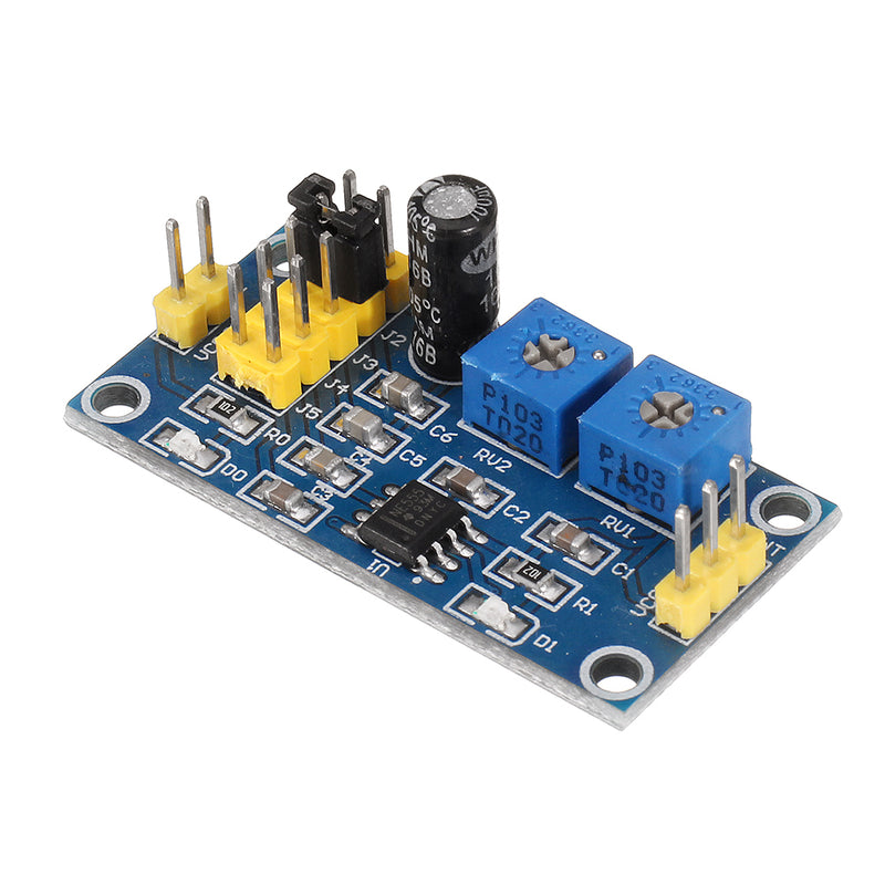 10pcs NE555 Pulse Frequency Duty Cycle Square Wave Rectangular Wave Signal Generator Adjustable 555 Board NE555P Module