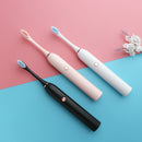 IP67 Powerful Ultrasonic Electric Toothbrush Battery Type Tooth Brush Oral Care Teeth Cleaner With Replacement Heads