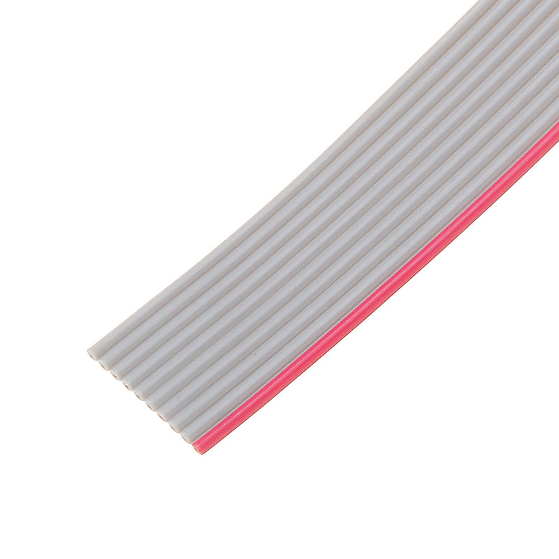 5pcs 5M 1.27mm Pitch 10 Pin 10P Grey Gray Flat Ribbon Data Cable Wire Connector AWG28 300V