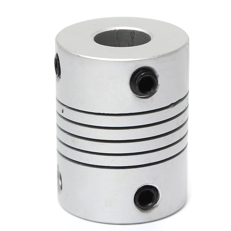 2pcs 5mm x 8mm Aluminum Flexible Shaft Coupling OD19mm x L25mm CNC Stepper Motor Coupler Connector