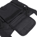 Nylon Radio Walkie Talkie Chest Pockets Harness Bag Backpack Holster Pack Pouch