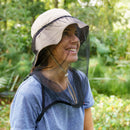 Naturehike NH19F005-Z Anti Mosquito Insect Net Hat Mask Head Face Guard Protector Cap Cover Suncreen
