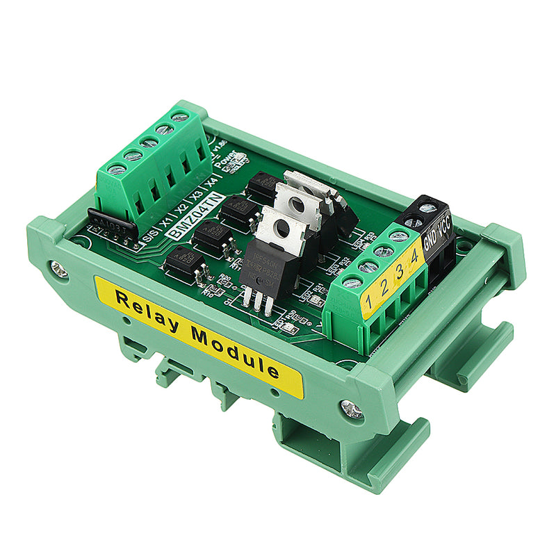 IO Card PLC Signal Amplifier Board PNP to NPN Mutual Input Optocoupler Isolation Transistor Output Low Level Relay Module