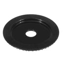 Drillpro Black 85x16/110x22mm Arc Wood Carving Disc Tungsten Carbide Shaping Disc Angle Grinding Wheel Sanding Carving Rotary Tool Abrasive Disc for Angle Grinder