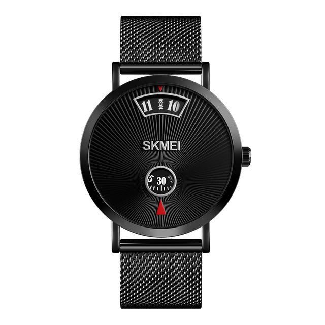 SKMEI 1489 Creative Dial Design 30M Waterproof  Business Style Men Watch Quartz Watch