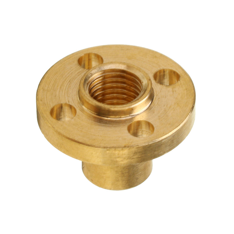 3D Printer T8 1/2/4/8/10/12mm Copper Lead Screw Nut For Stepper Motor Lead Screw 8mm Thread