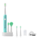 5 Mode USB Acoustic Wave Vibration Waterproof Soft Electric Toothbrush