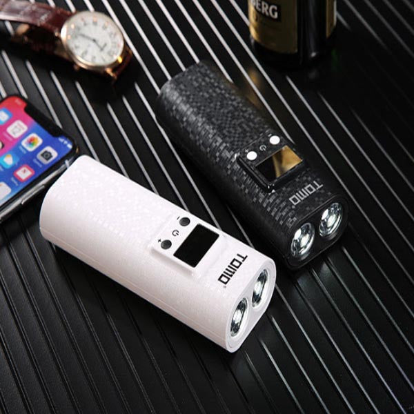 TOMO 18650 Li-on Battery Charger Portable Power Bank Travel Camping Hiking USB Battery Charger