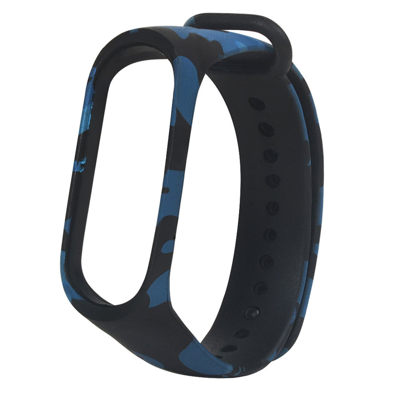 TPE Camouflage Pattern Watch Band Strap Replacement for Xiaomi Miband3