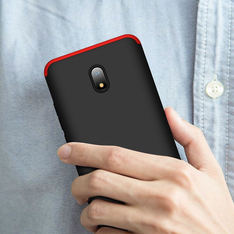 Bakeey  Xiaomi Redmi 8A Double Dip 360 Full Cover Matte Hard PC Protective Case