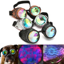 BIKIGHT Outdoor Festivals Kaleidoscope Glasses for Raves - Prism Diffraction Crystal Lenses
